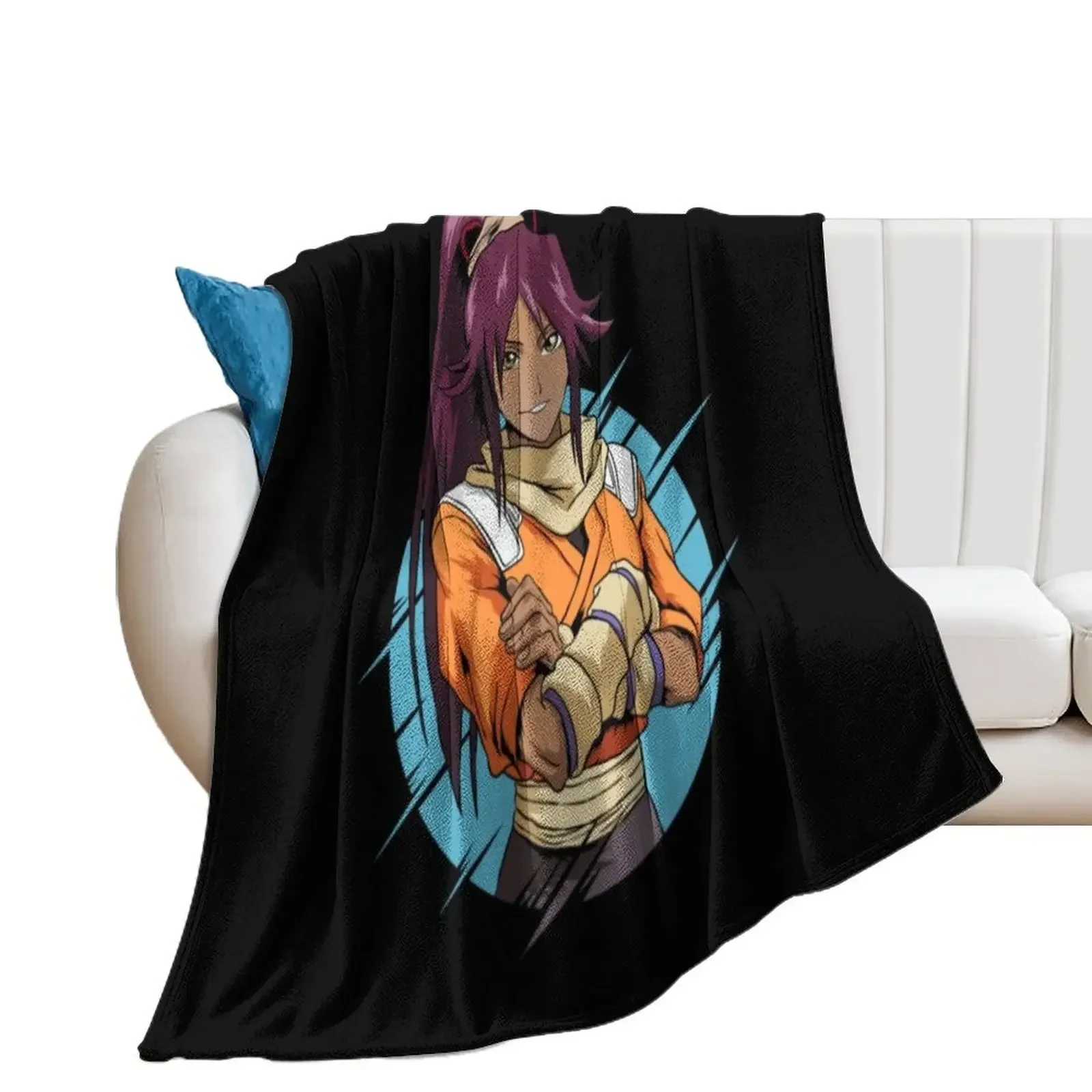 Bleach - Yoruichi Shihoin Throw Blanket Multi-Purpose Single christmas gifts Blankets