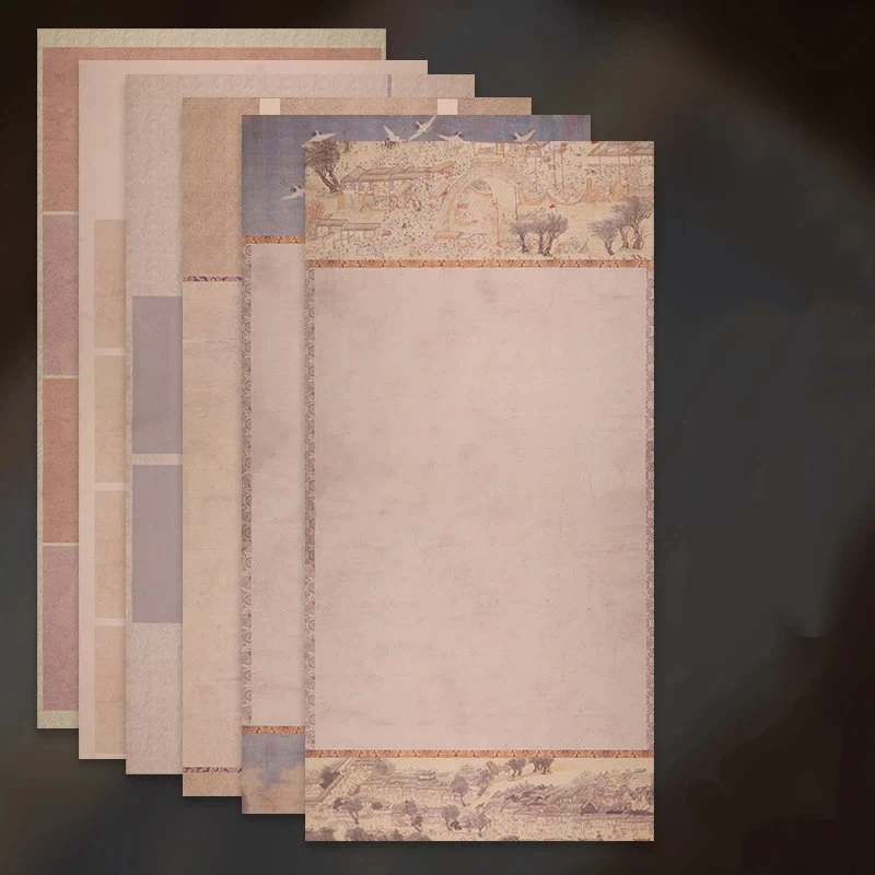 Traditional Chinese Calligraphy Xuan Paper Special For Brush Calligraphy Half Cooked Rice Paper Art Creative Calligraphy Works