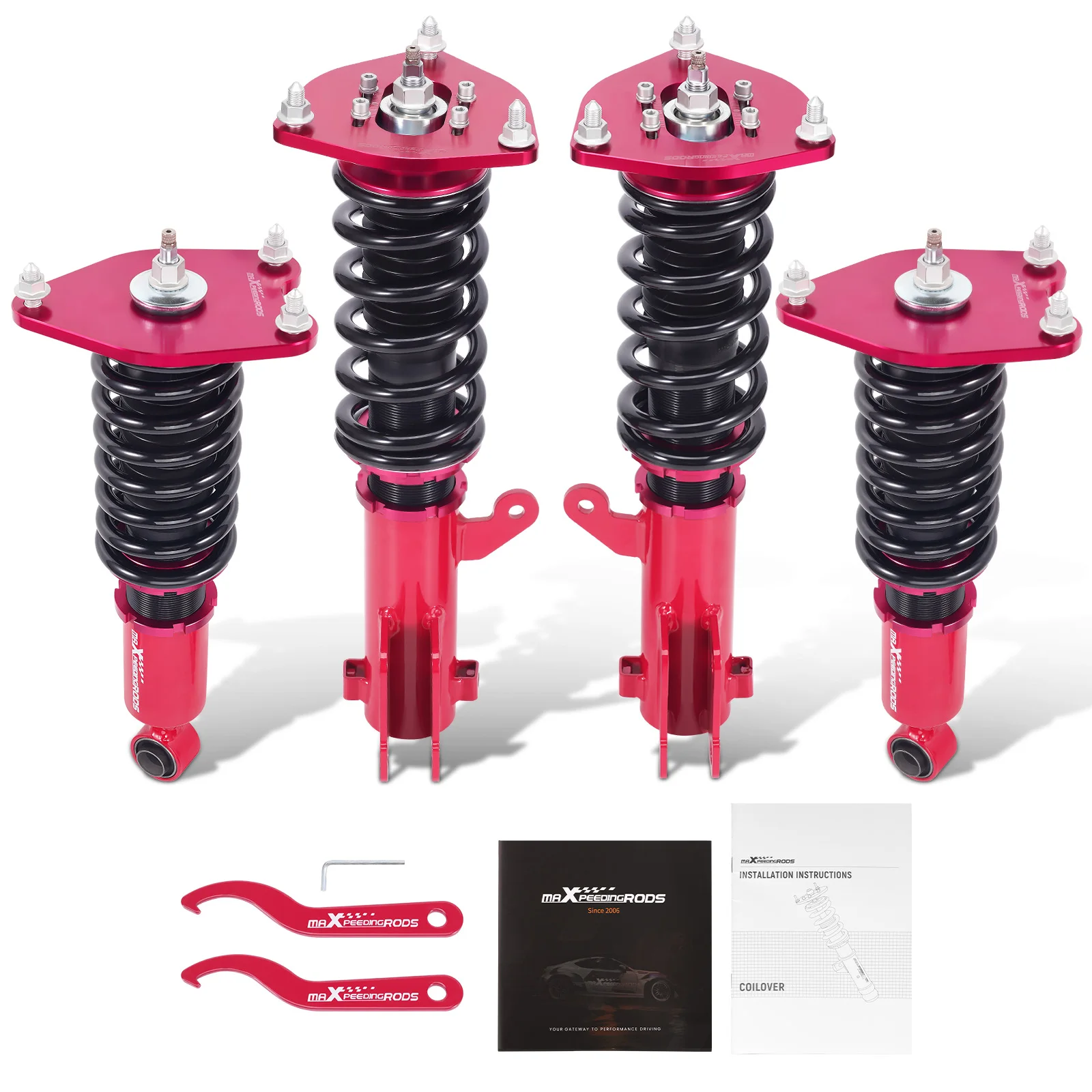 

Coilover 24 Step Damper Suspension Shock+Spring for Eclipse 06-11 Galant 04-11