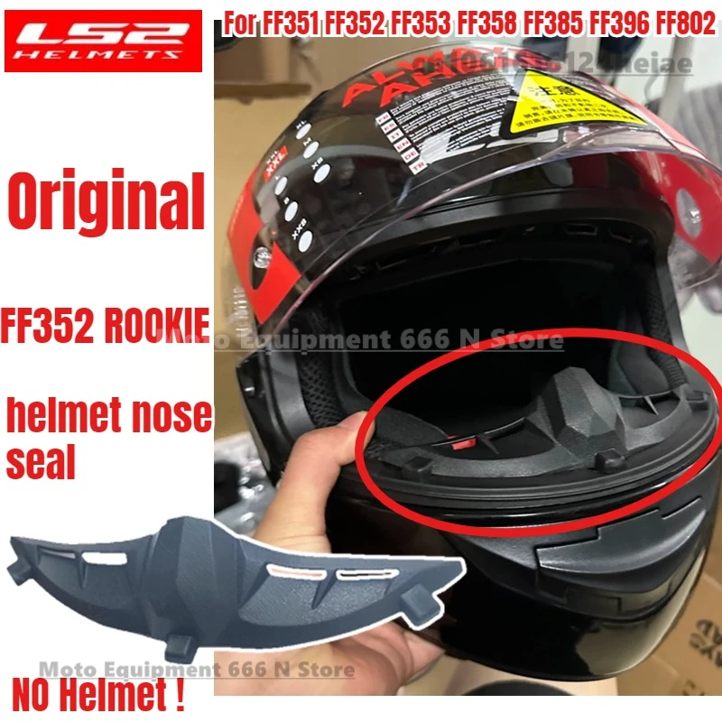 

LS2 FF352 ROOKIE helmet nose seal nose block For FF351 FF352 FF353 FF358 FF385 FF396 FF802 FF300 helmet Accessories