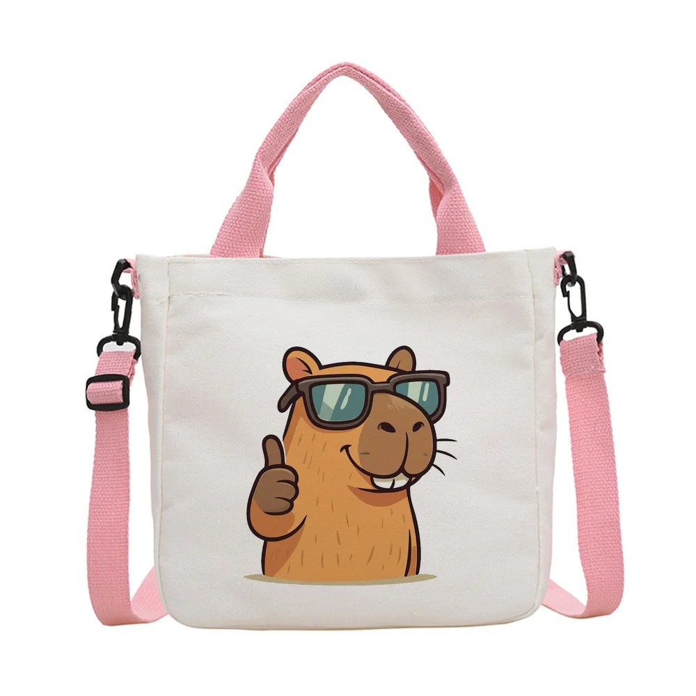 Capybara tote bag reusable torba na zakupy foldable shopper einkaufstasche femme