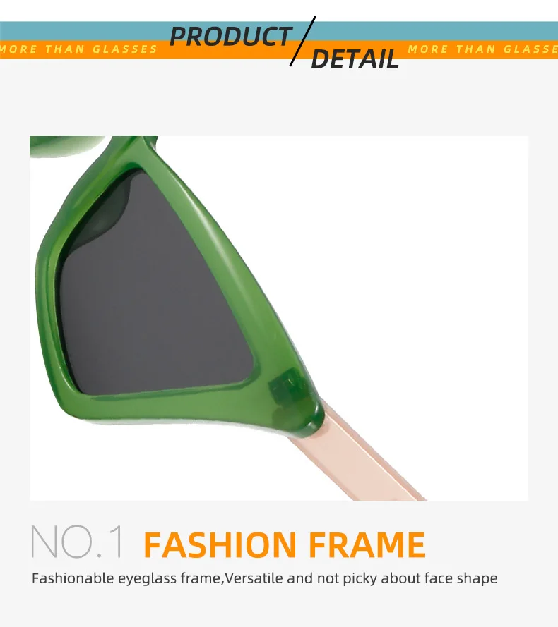 Винтажные квадратные солнцезащитные очки в большой оправе для женщин и мужчин, солнцезащитные очки «кошачий глаз», квадратные мужские и женские прямоугольные солнцезащитные очки ﻿