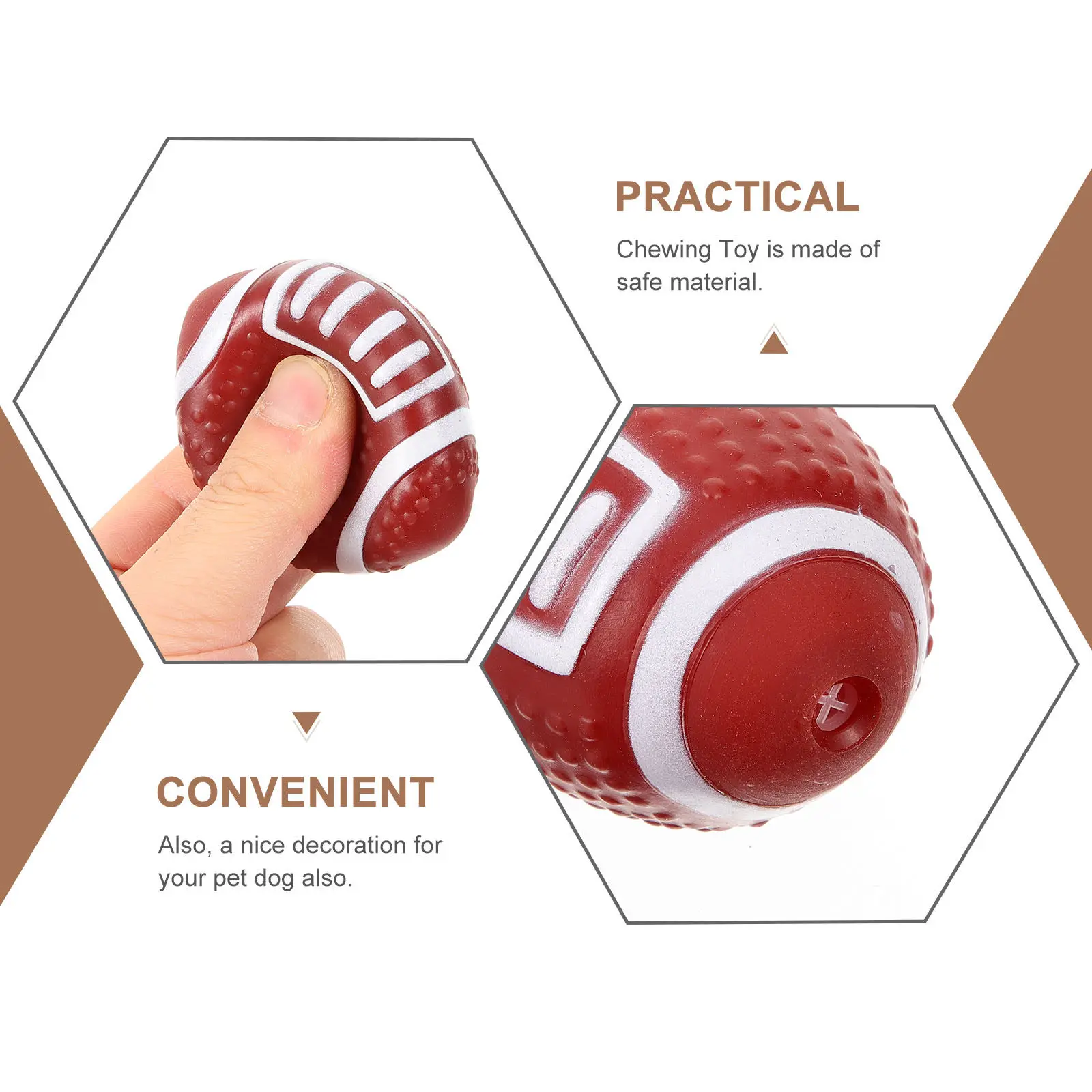 4 stuks Rugby Bite Balls Hond  - Flying Disc Dog Training Toy recensie en prijs