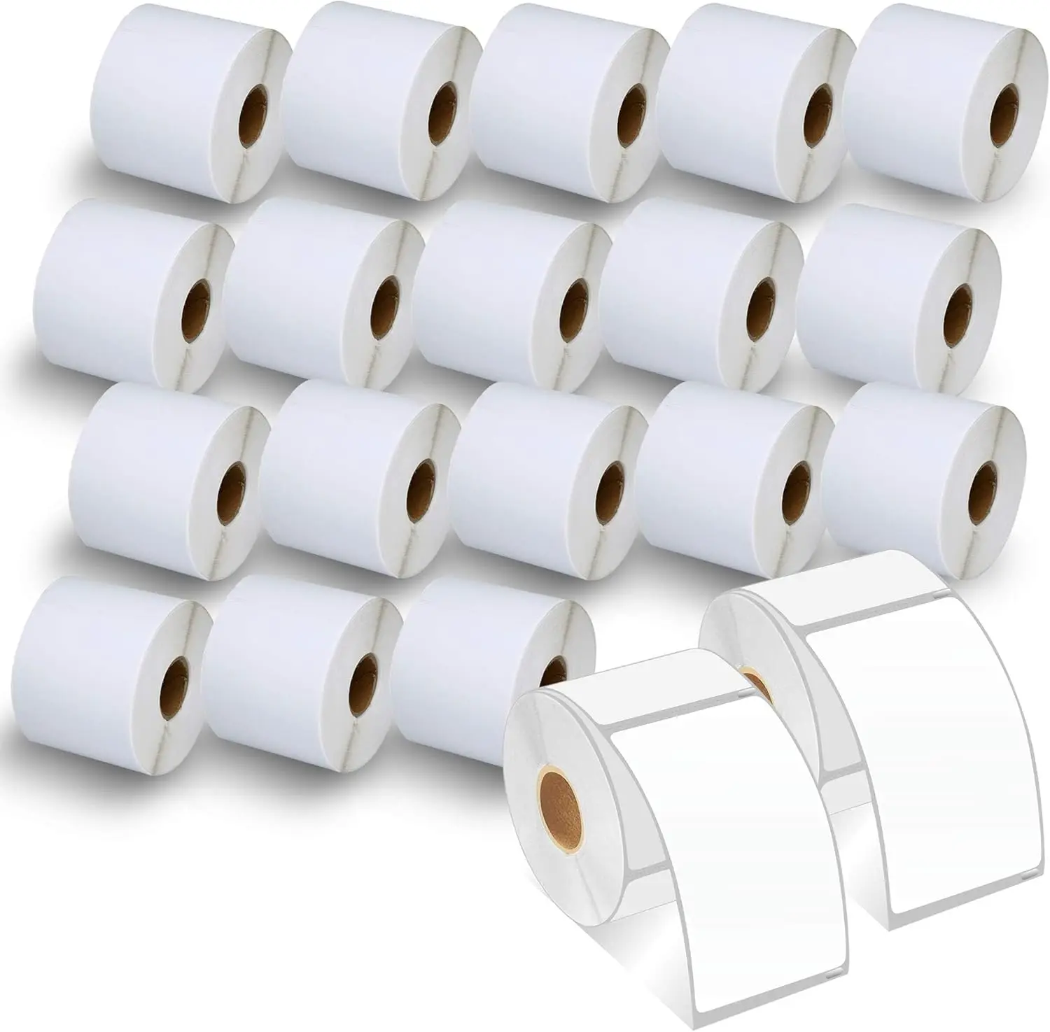 

Compatible 2-5/16" x 4" Shipping Labels, Perforated, Works with Labelwriter 450 & 4XL, Not for 550/5XL [20 Rolls/6000 Labels]