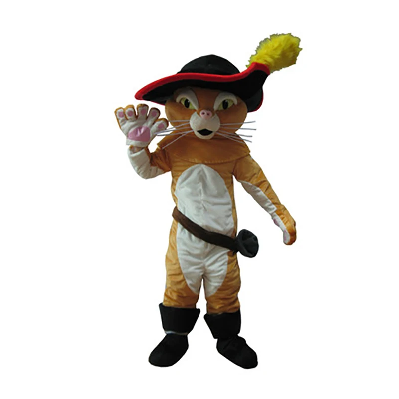 Costume della mascotte del gatto puntelli pubblicitari vestito operato vestito Cosplay costume da inseguimento del fumetto