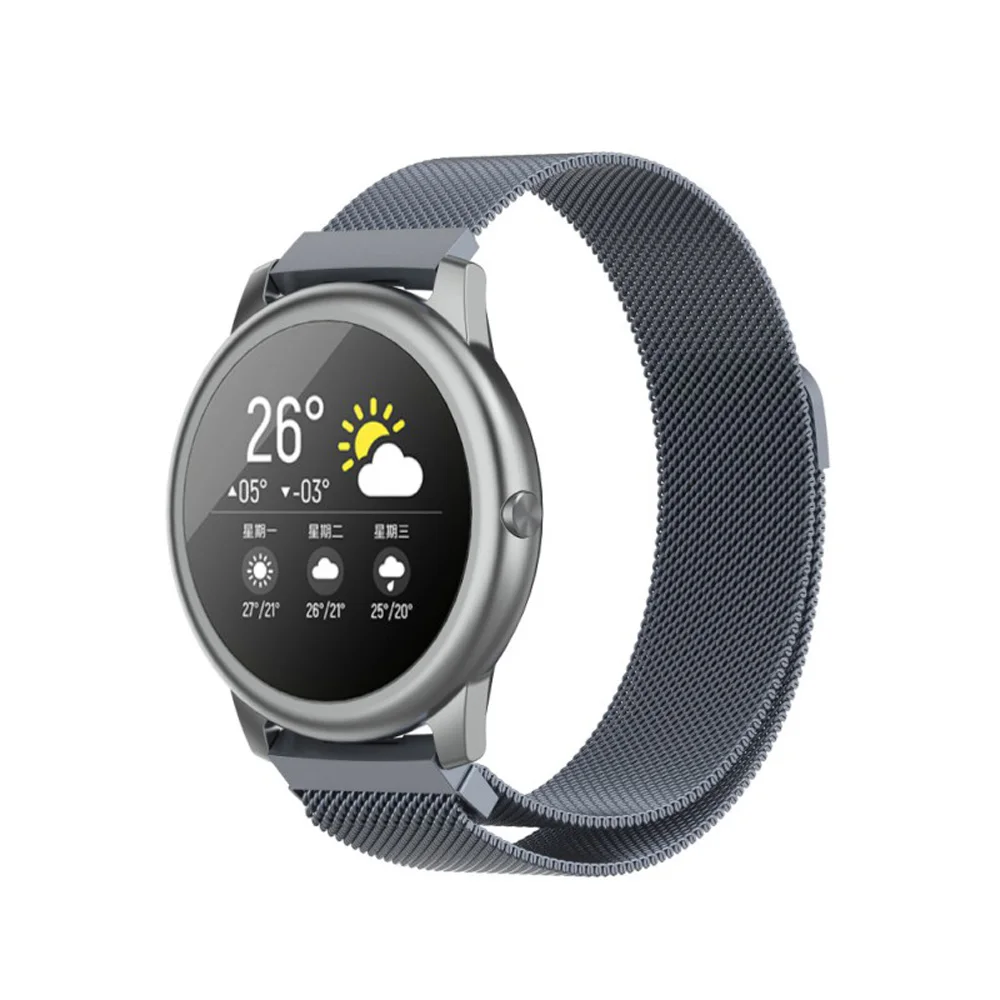 Correa de acero inoxidable para reloj inteligente, pulsera magnética para Xiaomi Haylou Solar LS05, Color S1 Pro S2, 22MM