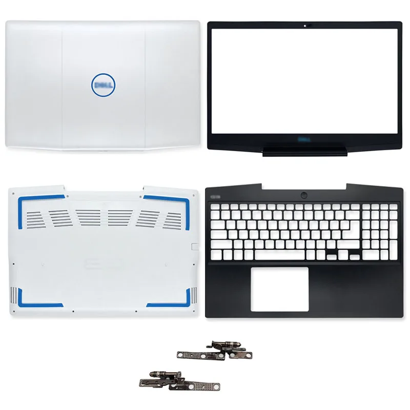 

New For Dell G3 3590 Series 03HKFN Laptop Back Cover Front Bezel Palmrest Bottom Case Hinges A B C D Cover White