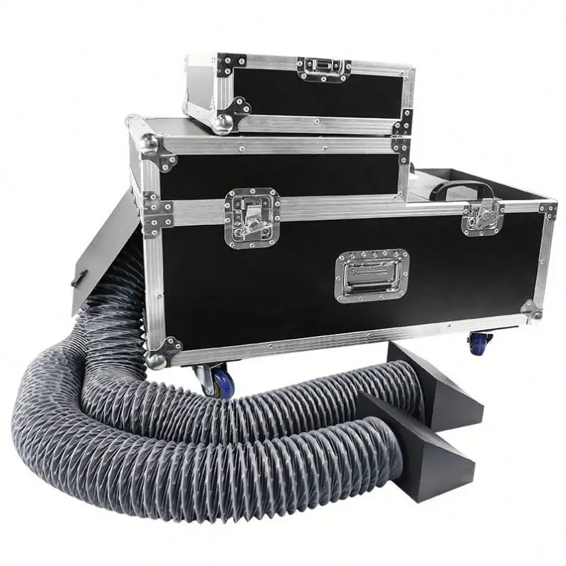 5000W Triple Tube Low Smoke Water Mist Machine, Professional Low Lying Fog Generator for Stage Effects and Party Entertainment