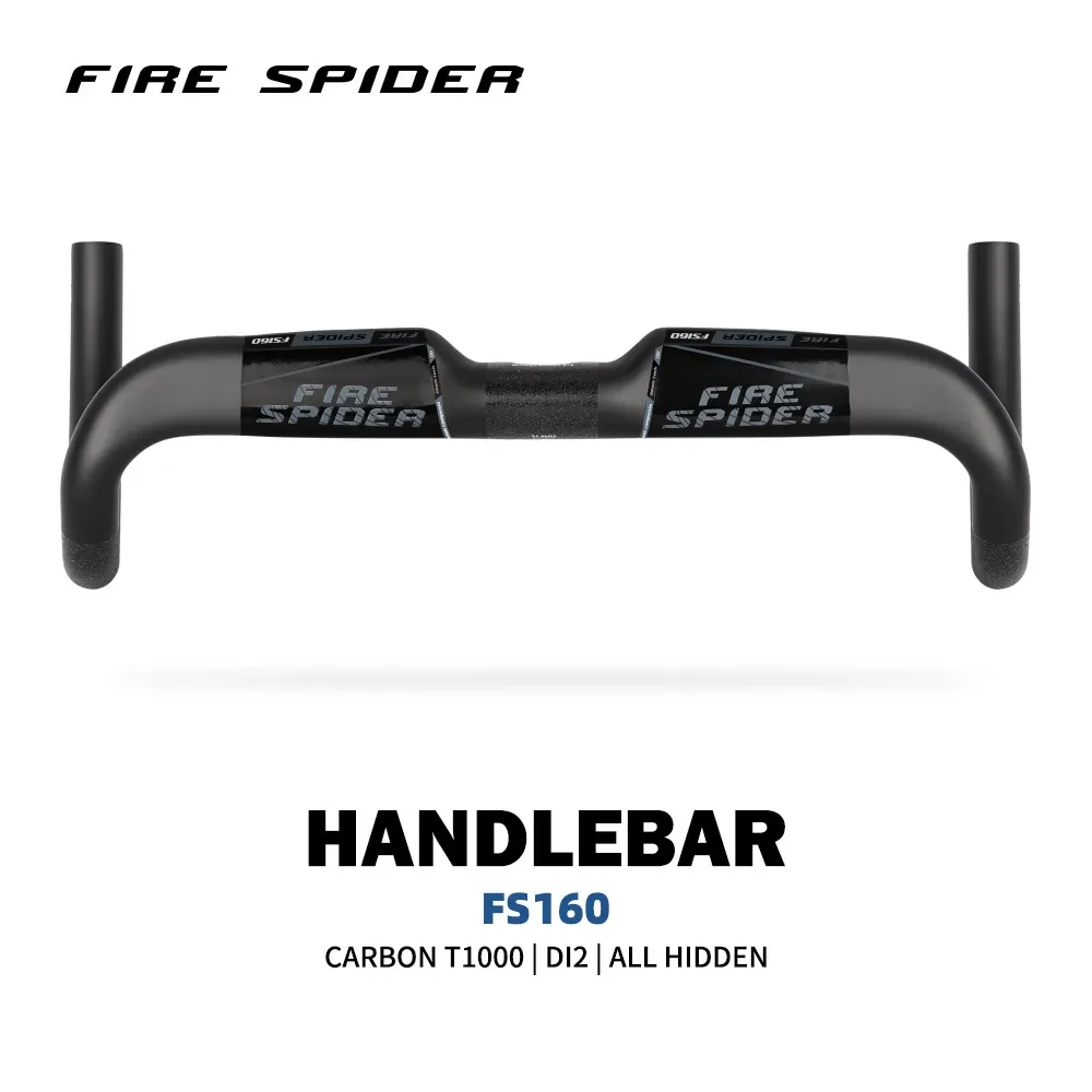 

Bike Carbon Road Handlebar T1000 Carbon 380/400/420/440mm Black Fully Internal Routing Road Bicycle Handle Bar