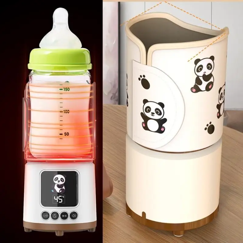 Scaldabiberon portatile per scaldabiberon con musica a rumore bianco domestico per l'alimentazione del bambino e l'uso in L8RB