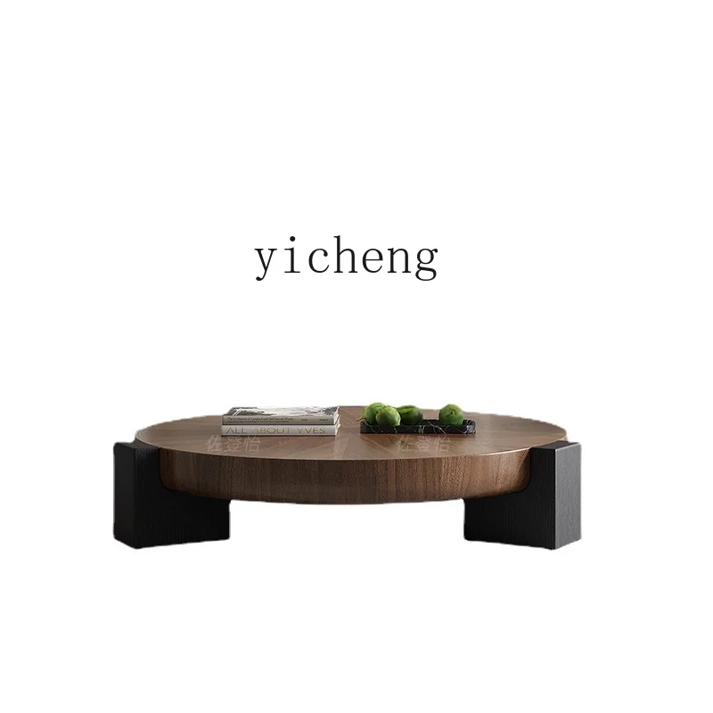 

YY Minimalist Solid Wood Tea Table Combination Living Room High Sense Tea Table Home