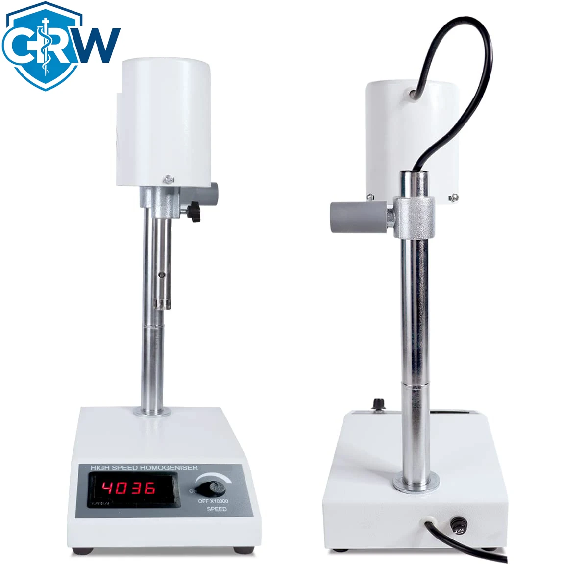CRW Laboratory High Speed Homogenizer Laboratory Disperser Emulsifier Emulsifying Tissue Homogenizer Laboratory Homogenizer