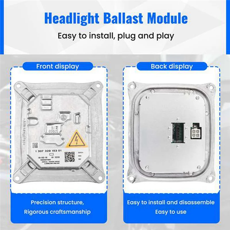 

HID Xenon Control Module D1S Ballast Hidxenon 1307329153 2PCS D3S/R For BMW E92 E93 X3 X5 E64 E63 E70 63117182520 130732915301