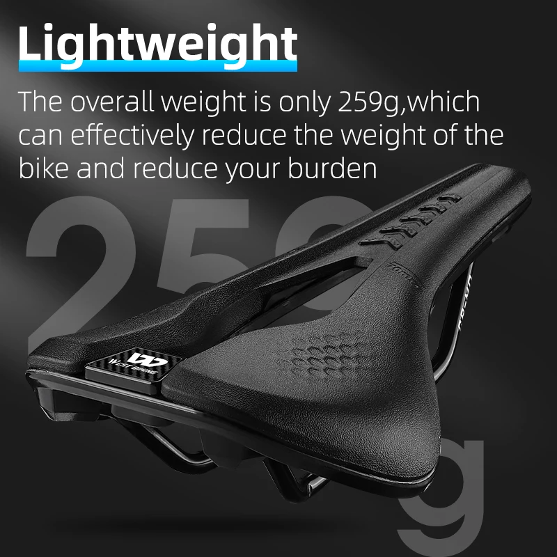 WEST BIKING Short Nose Bicycle Saddle Hollow Breathable Ergonomic Bike Cushion PU Waterproof MTB Road Bike Seat Bike Accessories