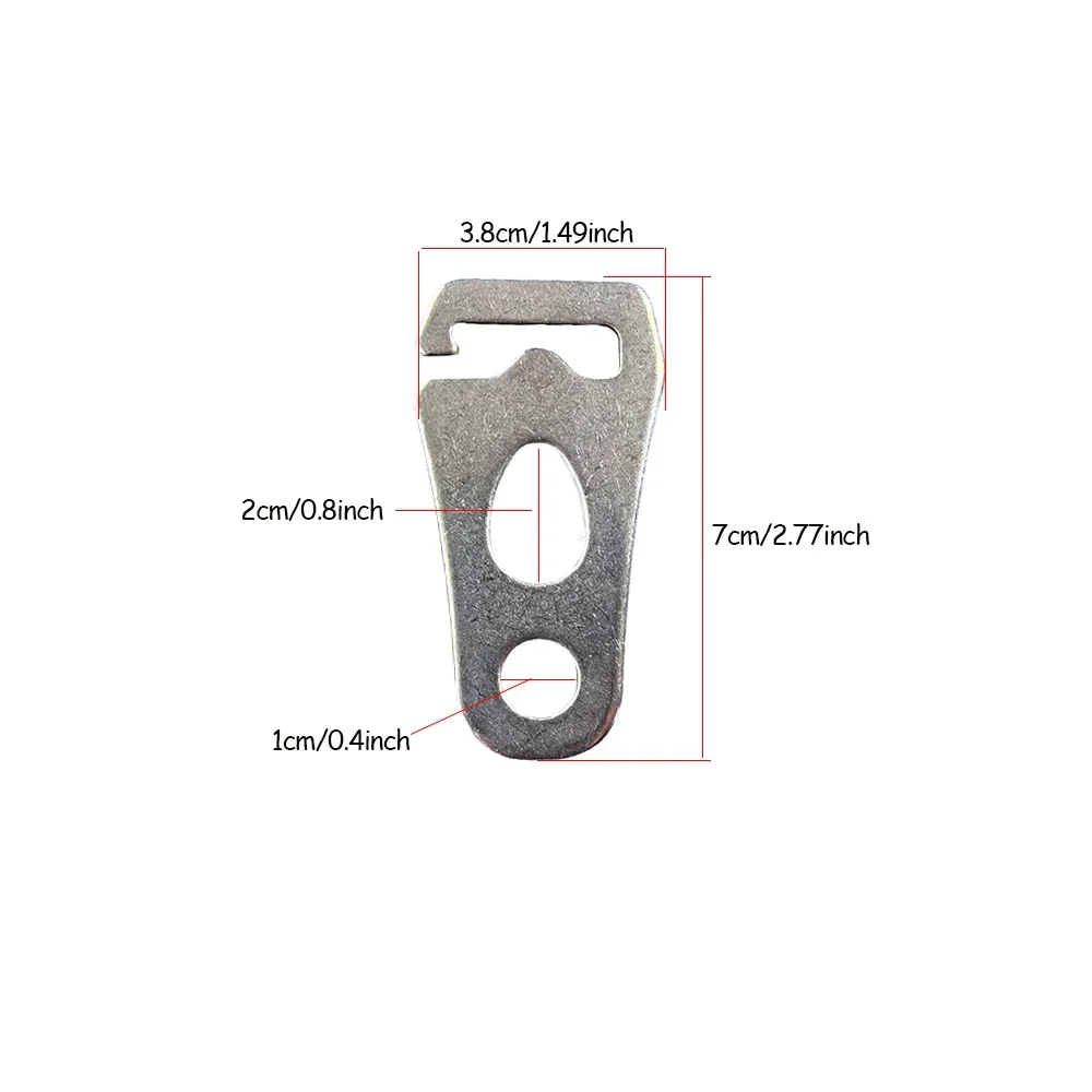 1Pc Awning Strut Non-slip Stainless steel Fastener Buckle Outdoor Wind Rope Buckle Adjustment Rope Accessories