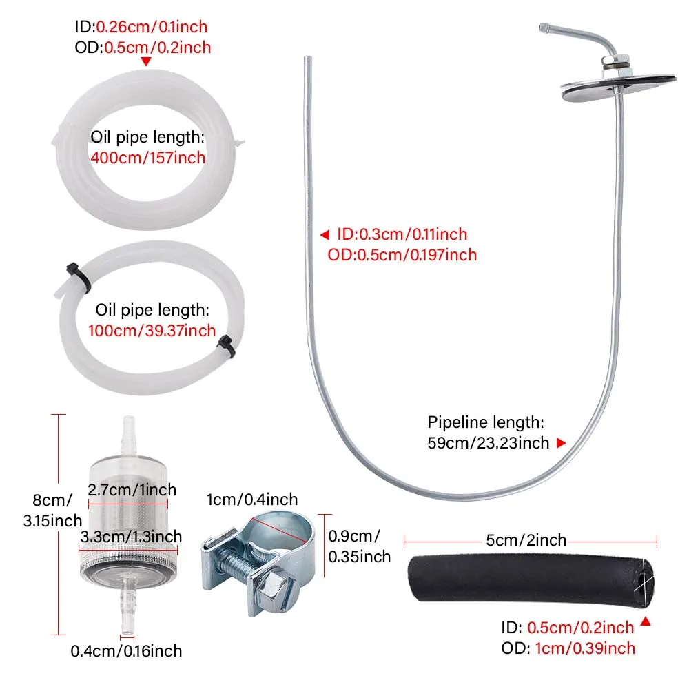 

Fuel Tank Oil Extractor Set, Diesel Parking Heater Fuel Extractor, Oil Pipe Connector, Truck, Ship, RV, Home Universal ﻿ ﻿