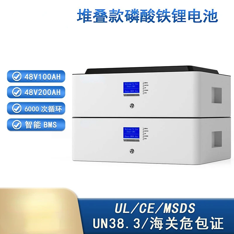 48V 200Ah10KWh/20KWh LiFepo4 Rechargeable Battery  for Home Solar Power  diy battery