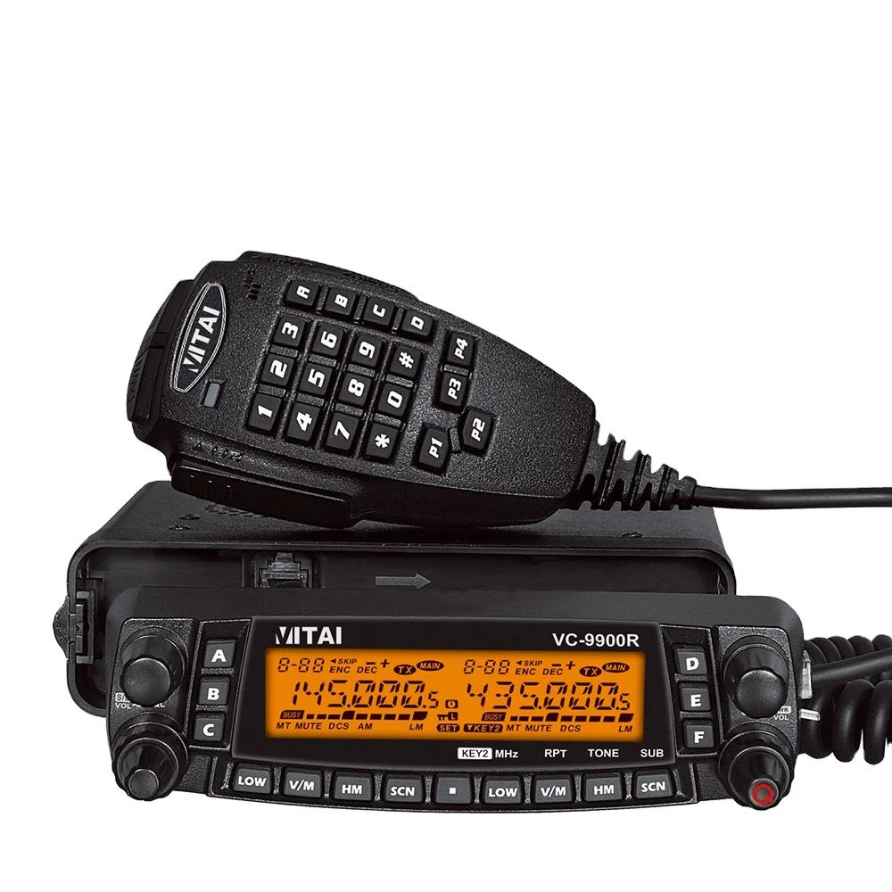 

VITAI VC-9900R Amateur HF/VHF/UHF Transceiver Car Radio 809Channels Mobile Radio Longe Range Vehicle Mounted Walkie Talkie