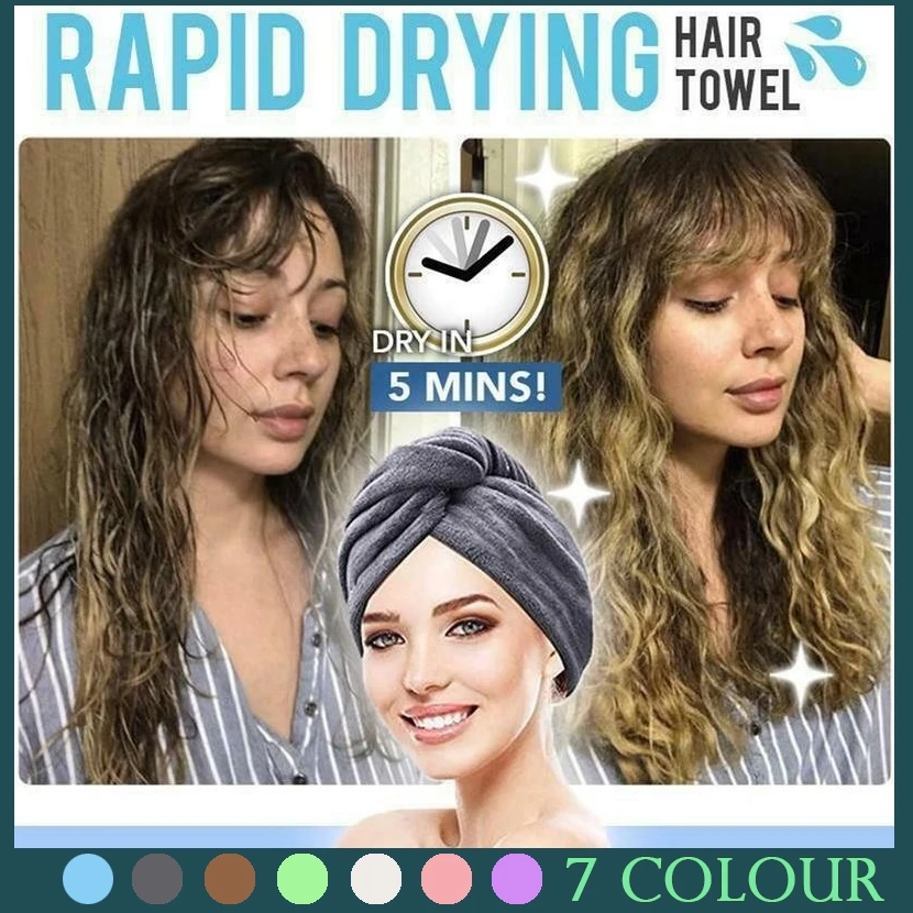 

Быстросохнущее полотенце для волос, женская шапка для сушки длинных волос, шапка для душа и ванны, шапка, полотенце из микрофибры, шапка, суперпоглощающий тюрбан для сушки