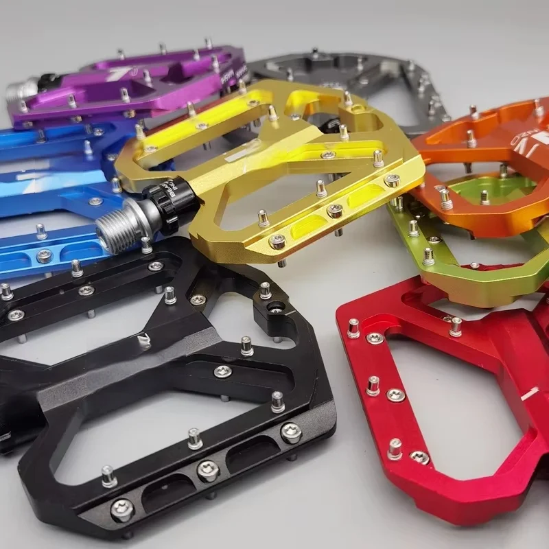 bike accessoriesNew Mountain Bike PedalsPedal Aluminum Bicycle Wide Platform Flat Pedals 9/16" Sealed Bearing Bicycle Pedals