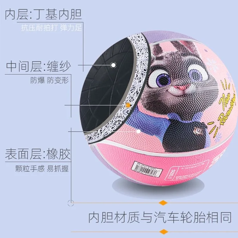 Disney Judy Hopps juguete especial de dibujos animados lindo y creativo para niños, pelota de regalo de vacaciones de película de Anime Simple personalizada, baloncesto