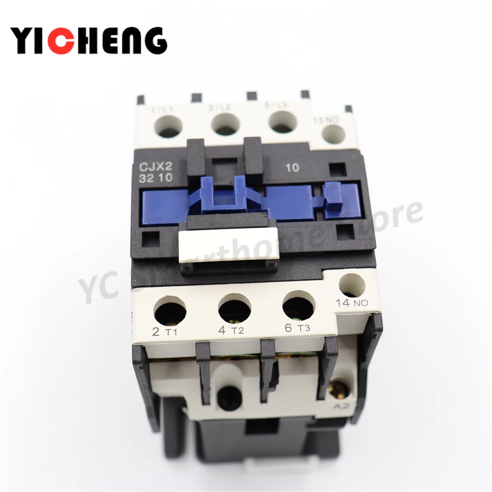 AC contactor 32A 3P+1NO/1NC Rail installation lc1d  CJX2- 3210  1 normally open contact / CJX2- 3201 1 normally closed contact