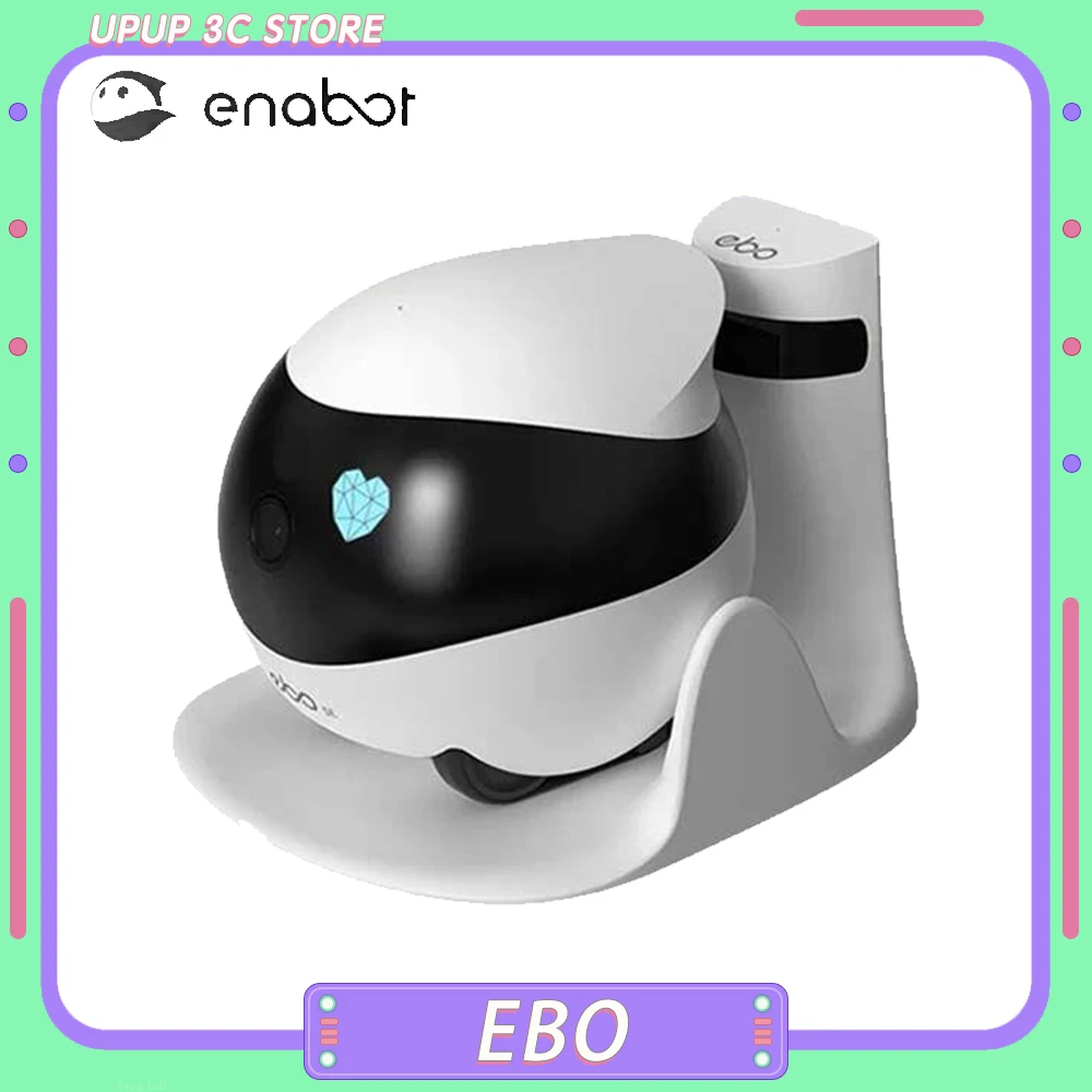 Enabot EBO AIR/EBO SE Intelligent Robot Pet Wireless Camera Robot Remote Monitoring Companion Robot Realtime Control Home Custom