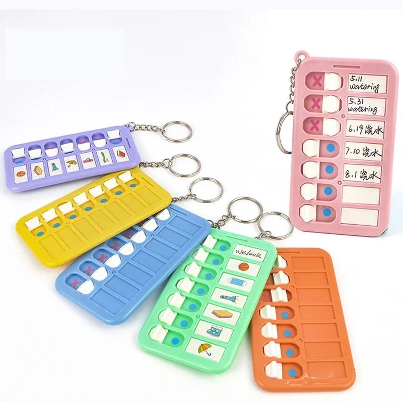 Kid Self Discipline Check List Memo Board Daily Planner To Do List Korean Stationery Task Detachable Planning Board Key Chain