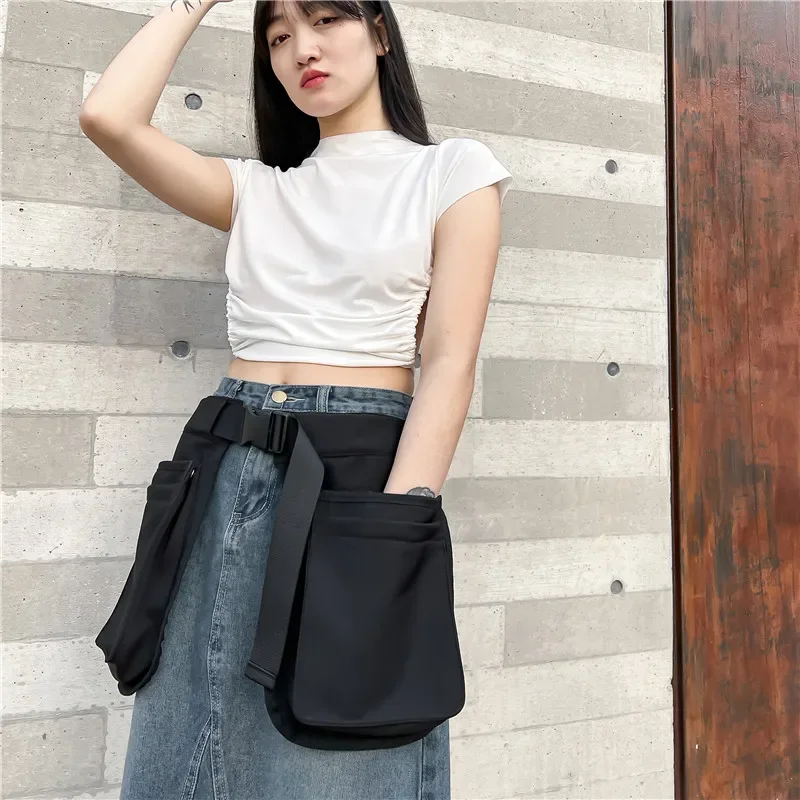 2025 موضة جديدة يومية للنساء والرجال حفلة رائعة صغيرة تسلق متعددة الوظائف الخصر حزمة أكياس مع جيوب كبيرة مصمم العلامات التجارية #3