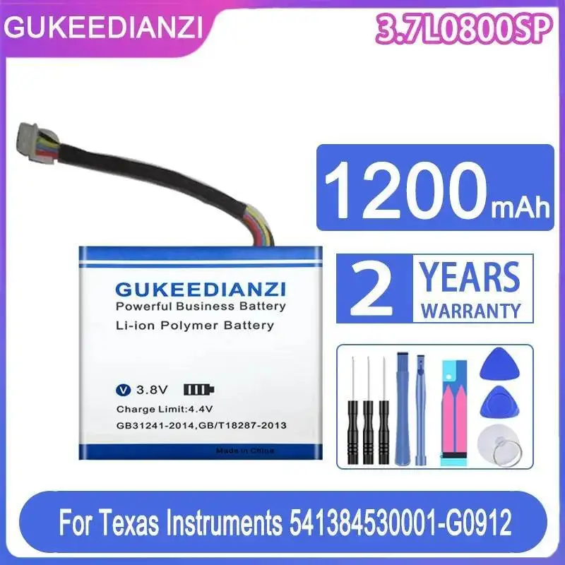 

Calculator Battery 3.7L0800SP 1200Mah For Texas Instruments N2 AC 2L1 A TI-Nspire CX Cas 541384530001-G0912 Series