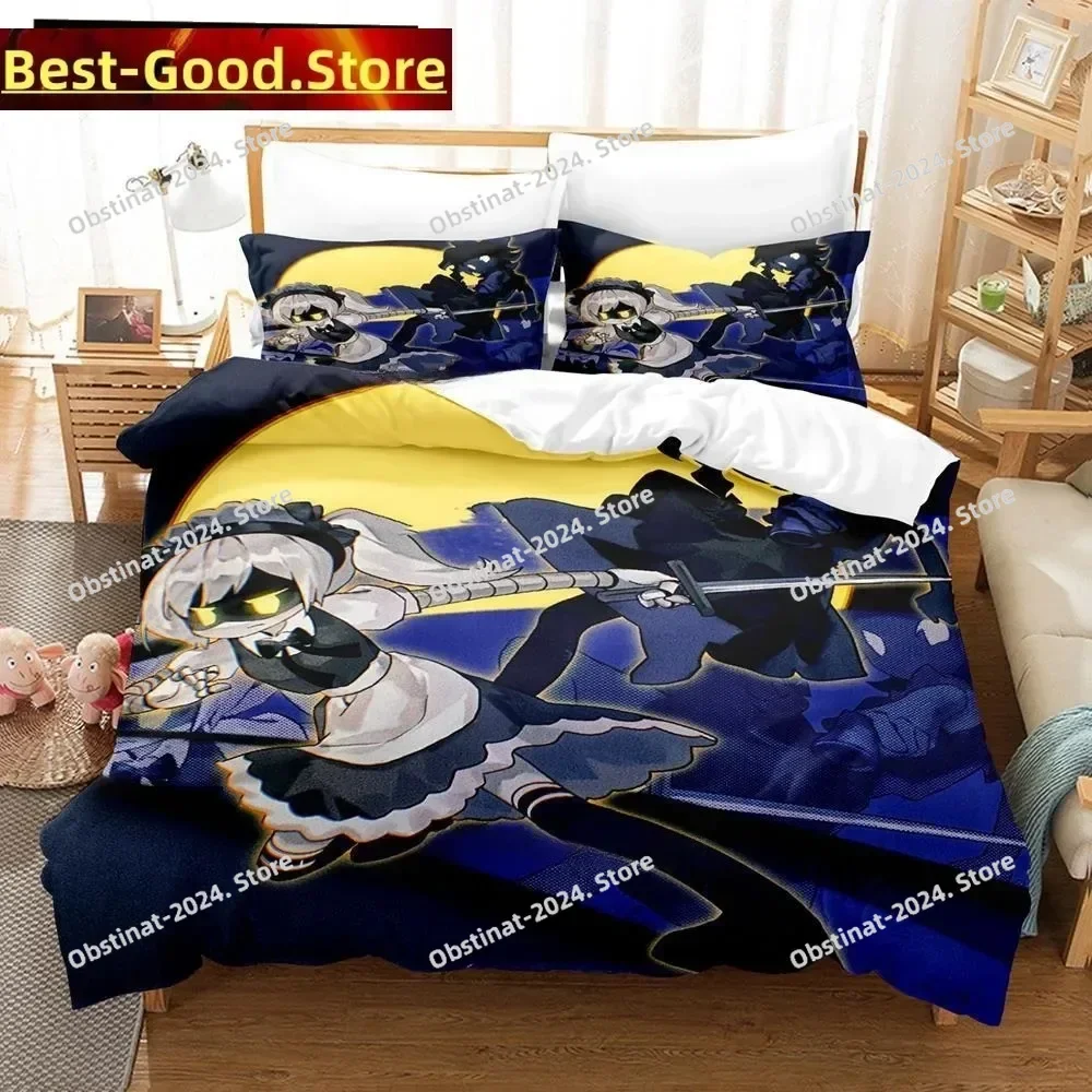 패션 3D 애니메이션 머더 드론 침구 세트 프린트 베드 세트 베개 커버 포함 싱글 더블 퀸 슈퍼 킹 사이즈
