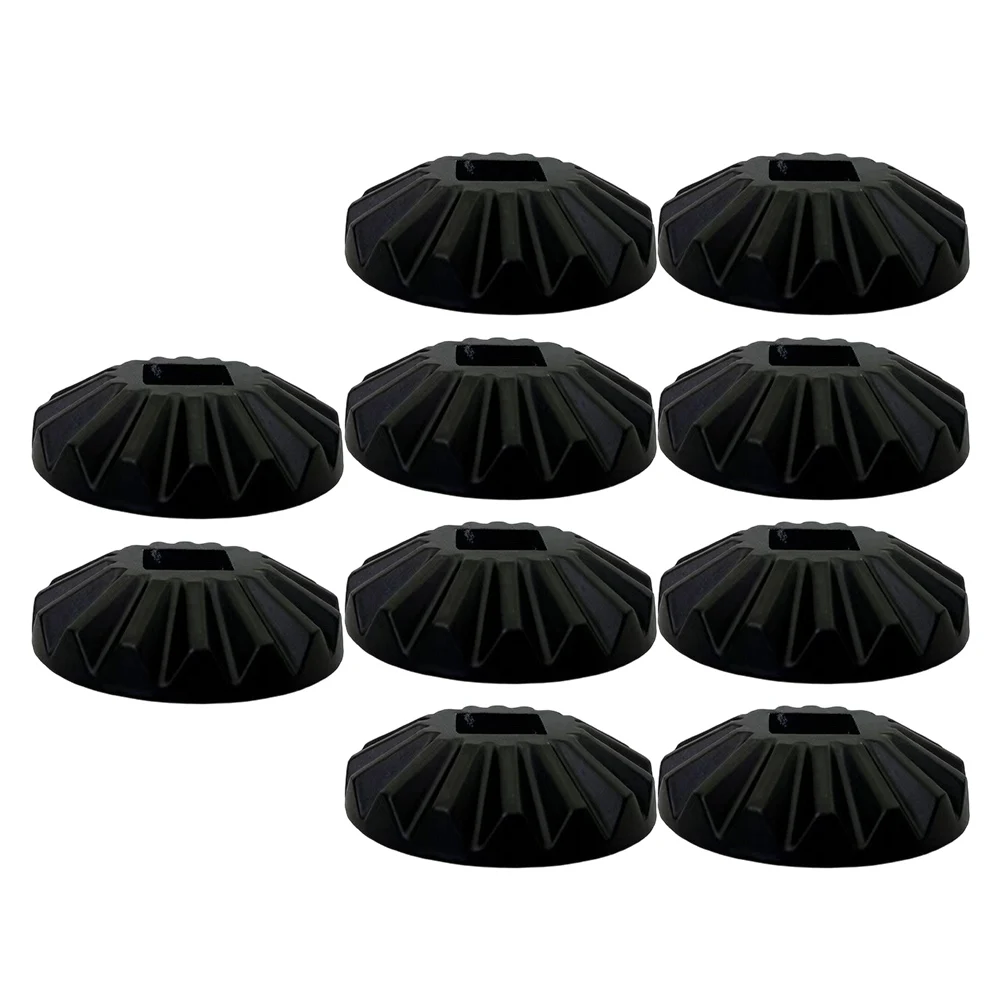 6pcs Black Aluminum Stair Handrail Posts for Indoor Outdoor Stairs Swivel Head Sloped Angle Design Easy Installation