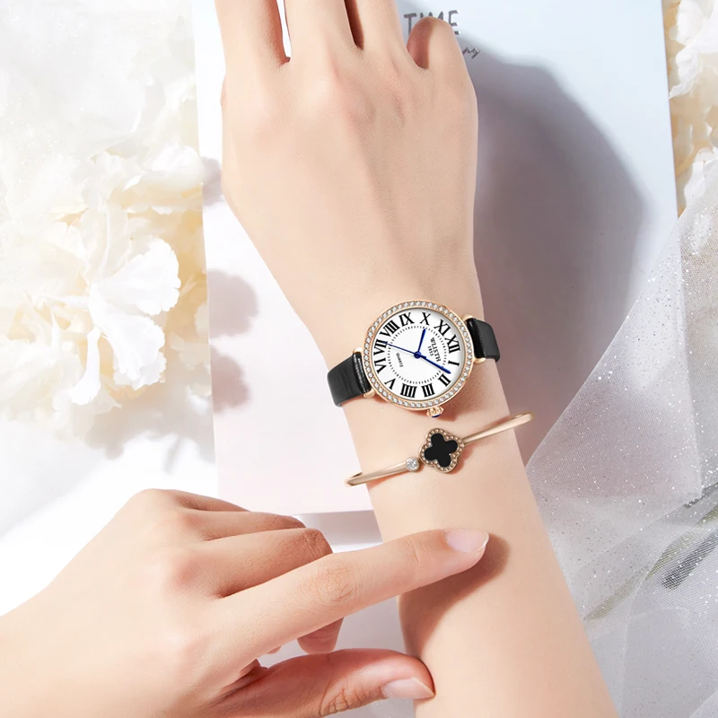 Watches for Woman Casual Versatile Quartz Watch Diamond Watches Brand Luxury waterproof watch Women Wristwatch Gift relojes