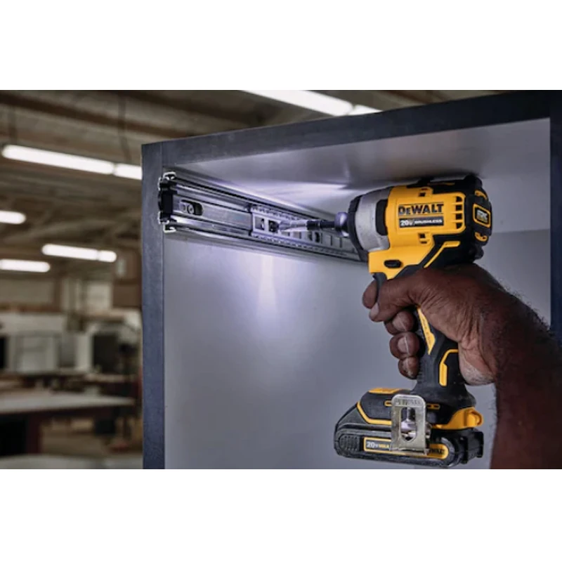 DEWALT DCF809 ATOMIC 20V MAX sin escobillas inalámbrico compacto 1/4 "controlador de impacto herramientas eléctricas iluminadas de larga duración