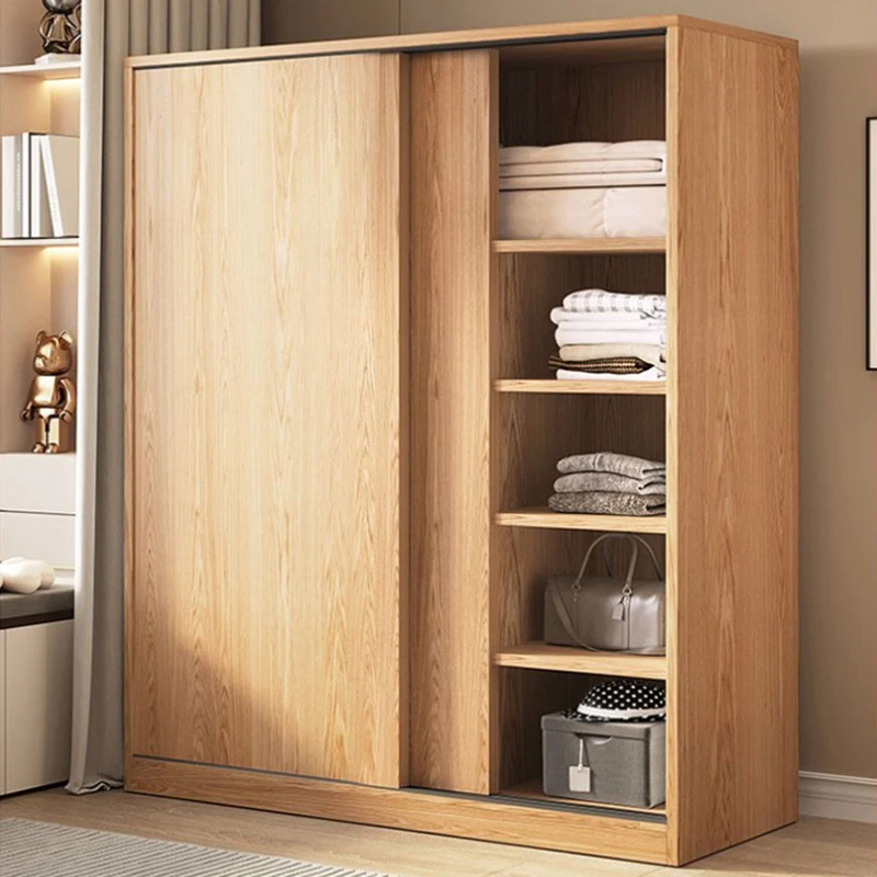 

Wooden Big Size Closet Fashion Interior Save Space Simple Vintage Professional Wardrobe Bedroom Vestidores Furniture For Room