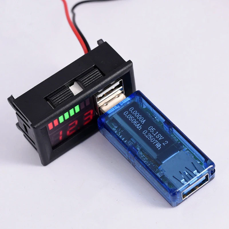 Car 12V Battery Voltage Digital Display Meter LED Voltmeter Charge Level Indicator For Lead acid Lithium Auto Accessory view 3