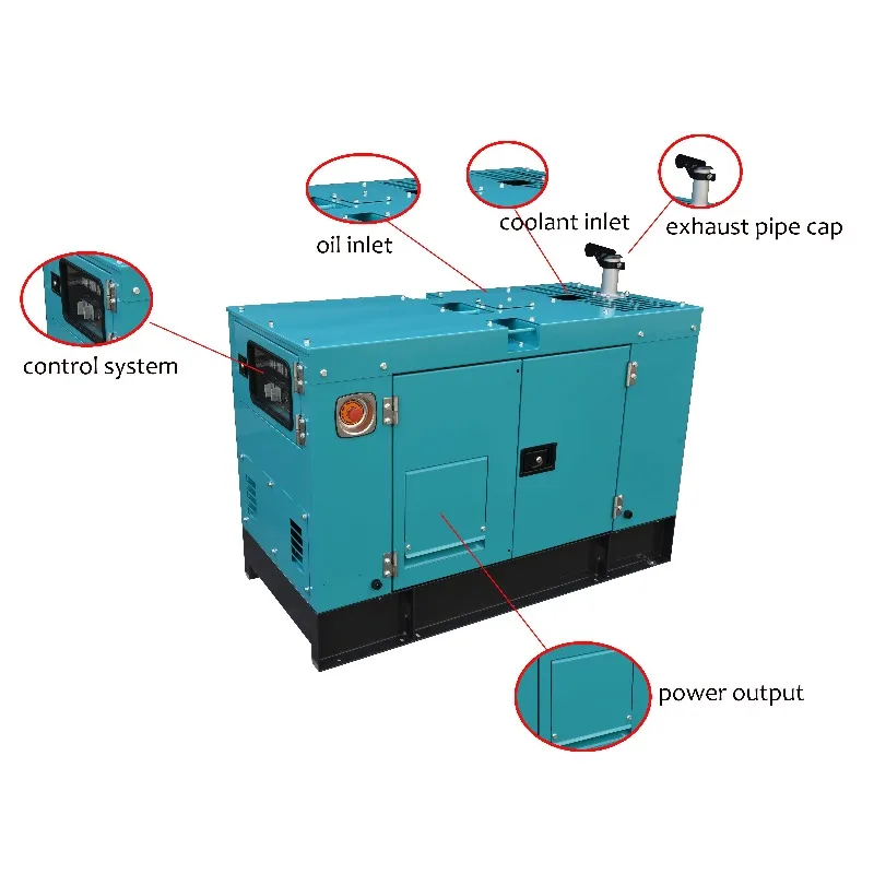 Super Silent Generator Silent Generator Set for Home Soundproof Three Phase Outdoor Power Solution 60Hz Reliable