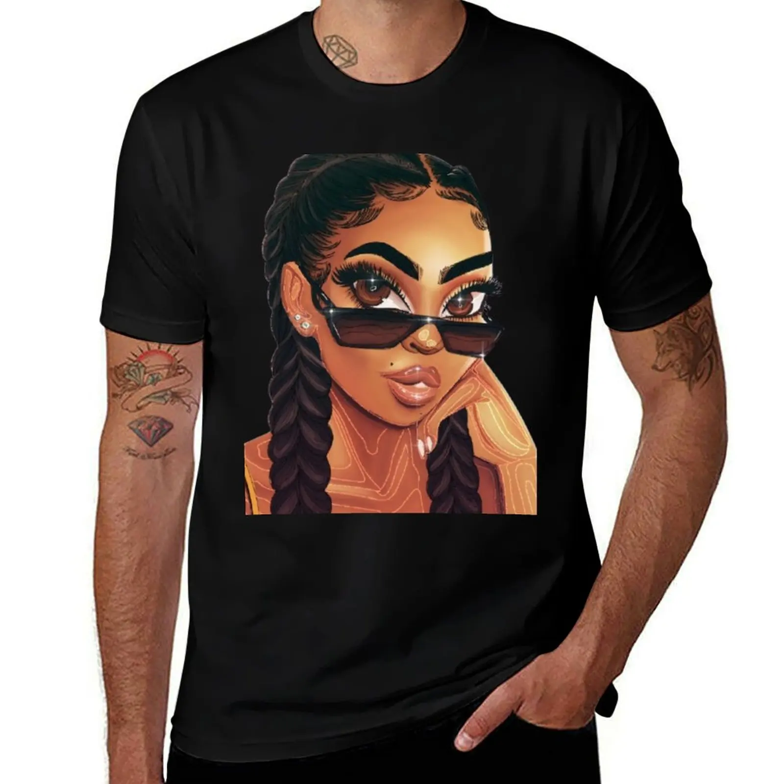 

designer t braids 100% luxury anime brand shirt cotton t t girl long shirt man men with T-Shirt oversize shirts Black