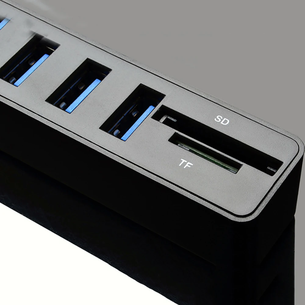 8-in-1 USB HUB USB 2.0 Splitter 480Mbps High Speed  OTG Adapter USB Docking Station with SD TF Port For PC Laptop Macbook Pro