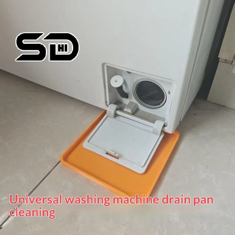 1Pcs Washing Machine Drain Catch Tray Washer Drain Pan Front‑loading Washing Machine Drain Tray Water Catch Box Leak Proof Pan