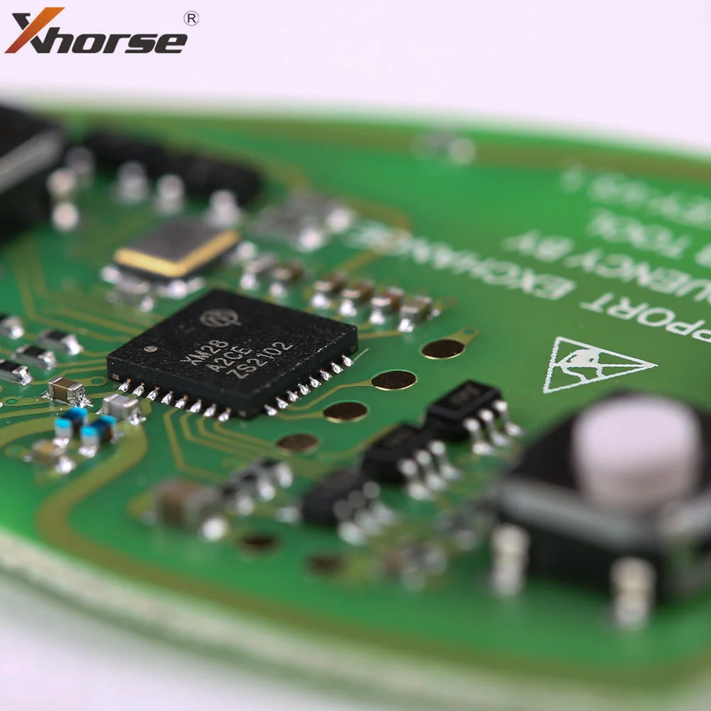 XHORSE VVDI BE Key Pro XNBZ01EN XNBZ02EN dla Benz V3.1 PCB zdalny Chip inteligentny klucz powłoka z Logo może wymieniać MB BGA Token