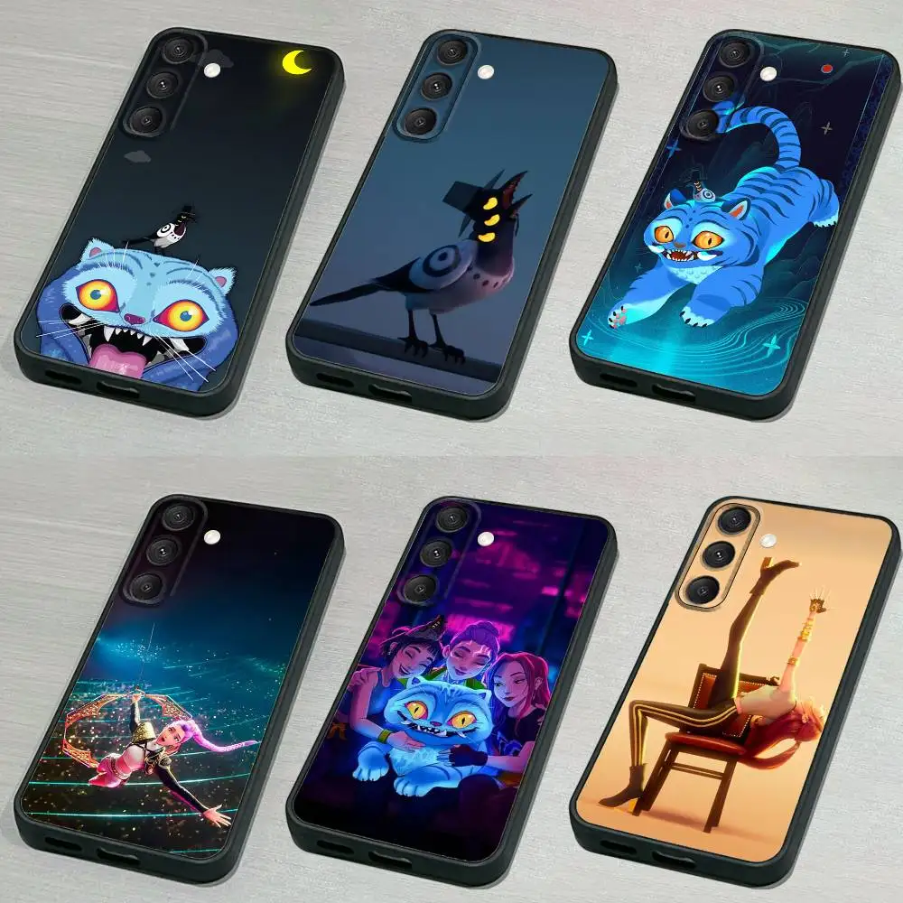 

Demons K-Kpop H-Hunters-es Phone Case For Samsung S 25,24,23,22,30,21,10,9,Ultra,Plus,Lite,FE,4,5G Black Soft Case