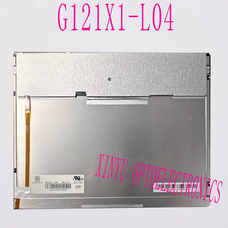 

Оригинальная ЖК-панель Innolux класса A, 12,1 дюйма, G121X1-L04 G121X1-L03, экран, VGA-контроллер, тестовая плата, сенсорный экран