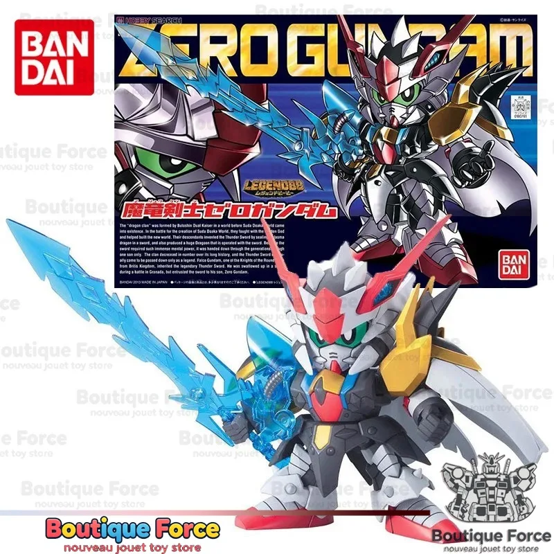 

Bandai Gundam SD BB 378 Zero Gundam Model Kit Anime Figure Gunpla Collection Action Toy for Kids