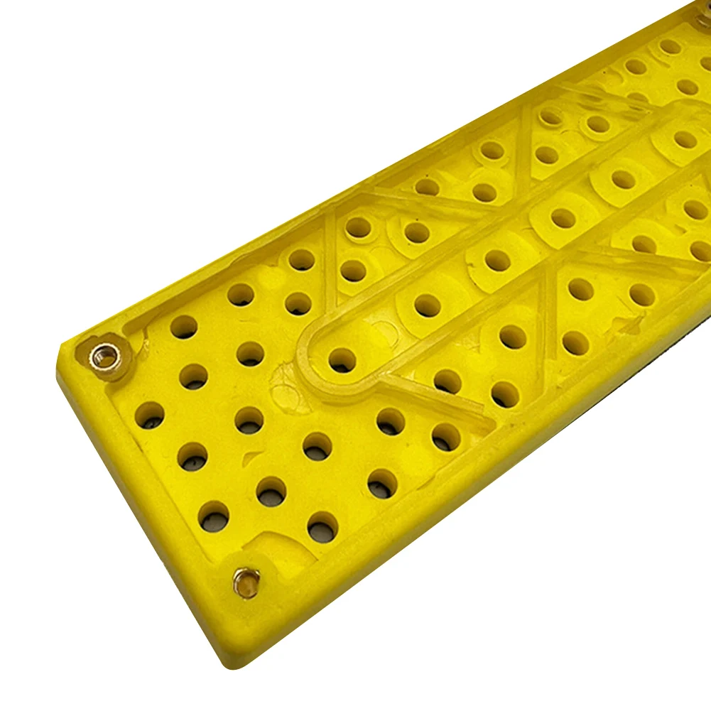 Picture 4: Superior 1 Piece Rectangular Grinding Card Chassis Pneumatic Dry Grinding Disc Pneumatic Sandpaper Machine Accessories Yellow
