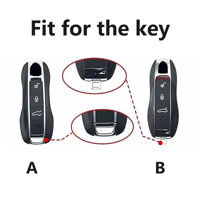 2026 TPU Car Key Case for Porsche Panamera Spyder Carrera Macan Boxster Cayman Cayenne 911 970 981 Remote Car Key Cover Fob Bag