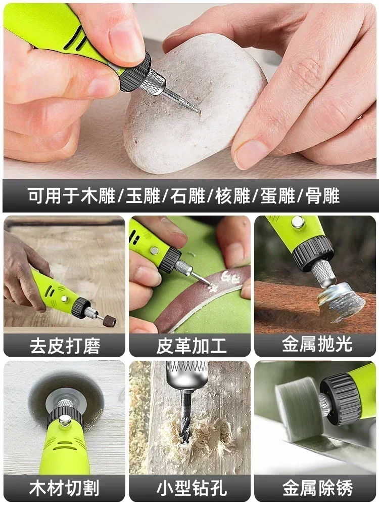 Kit de herramientas abrasivas multifuncionales de 220 V para tallar y cortar piedra