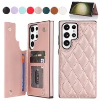 Wallet Double Button Small Fragrant Card Flip Leather Case For Samsung Galaxy A12 A13 A14 A15 A16 A35 A36 A52 A53 A54 A55 A56