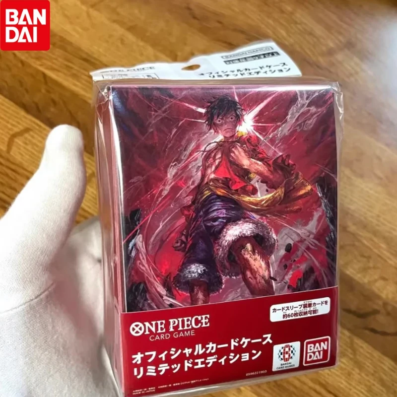 

Official One Piece Luffy Card Storage Box Large Capacity Card Case Holds 60+ Cards Anime Collectible Gift for Kids TCG Players