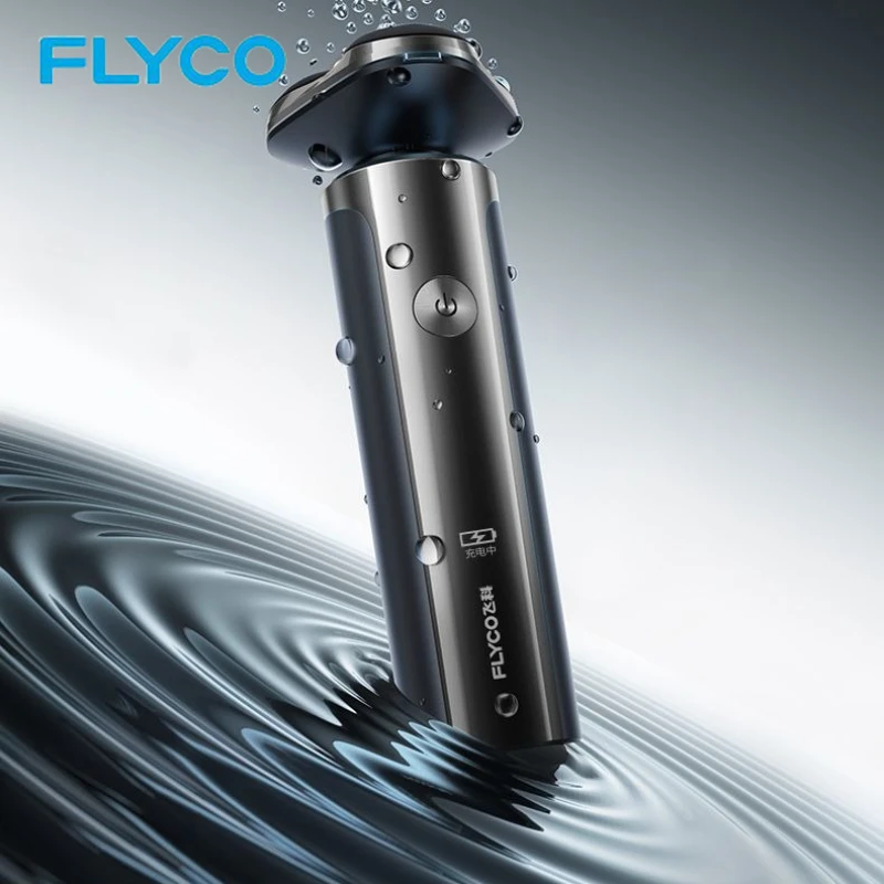 Flyco FS905 ماكينة حلاقة كهربائية للرجال شاشة ديجيتال عالية الطاقة سكين عائم رئيس كامل الجسم غسل ماكينة حلاقة محمولة جديدة للشحن